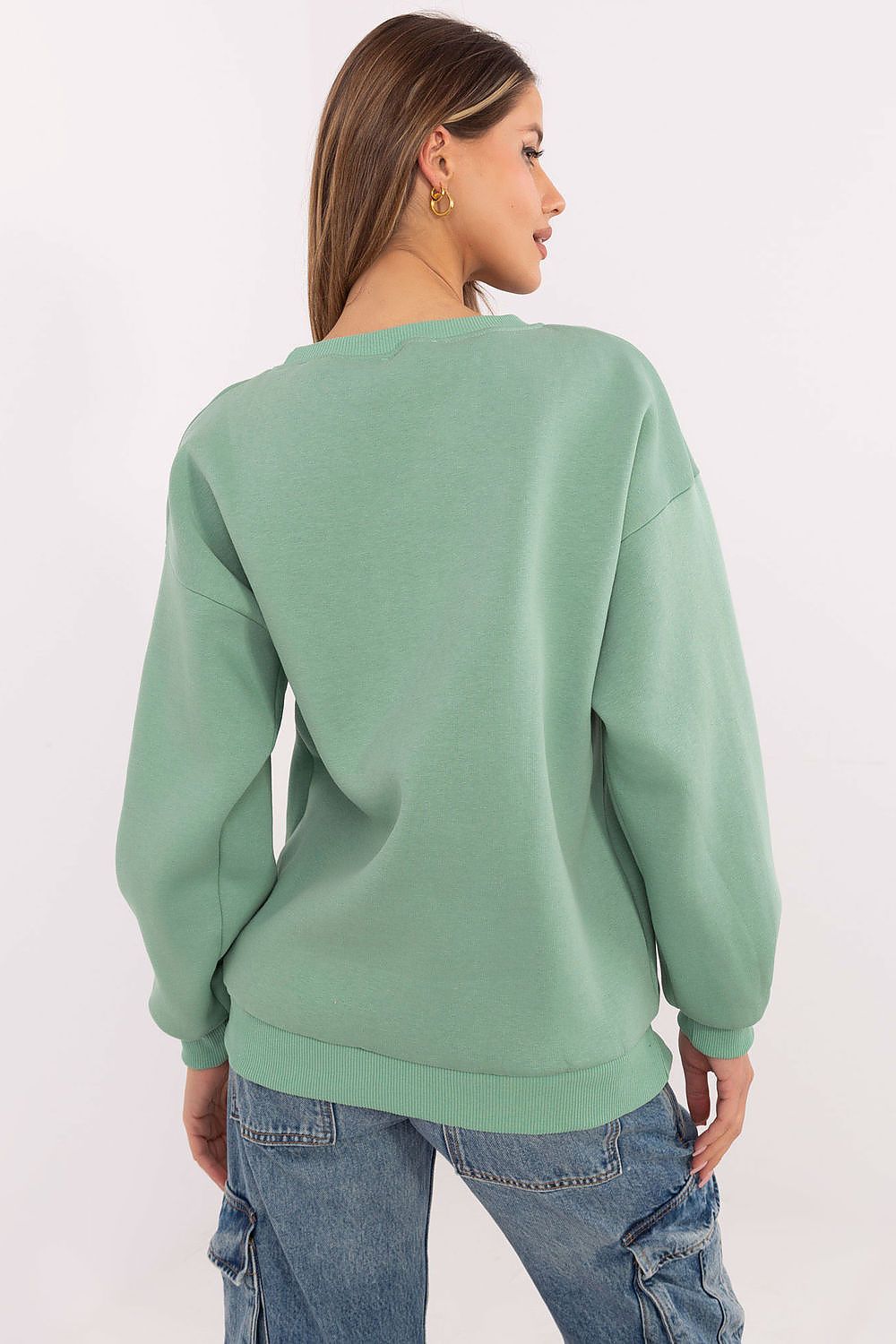   Bluza Damska Model EM-BL-617-15.55P Pistacja - Factory Price 