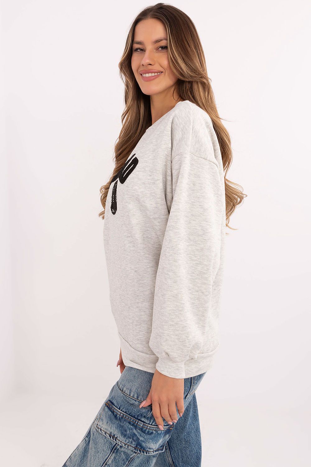   Bluza Damska Model EM-BL-617-16.01X Light Grey - Factory Price 