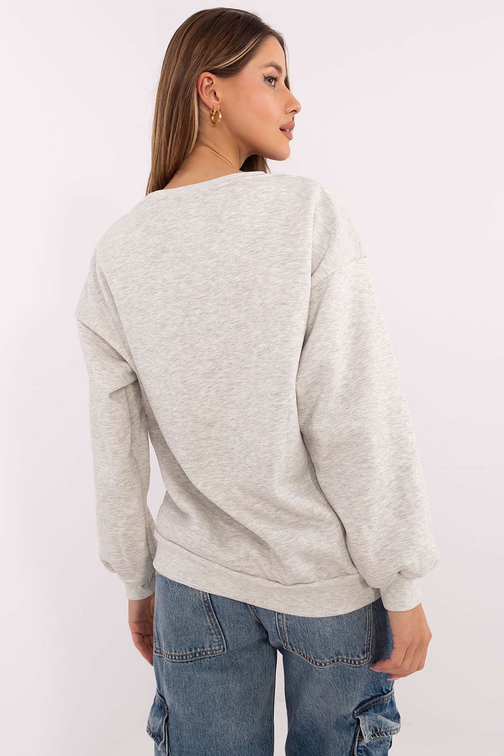   Bluza Damska Model EM-BL-617-16.01X Light Grey - Factory Price 