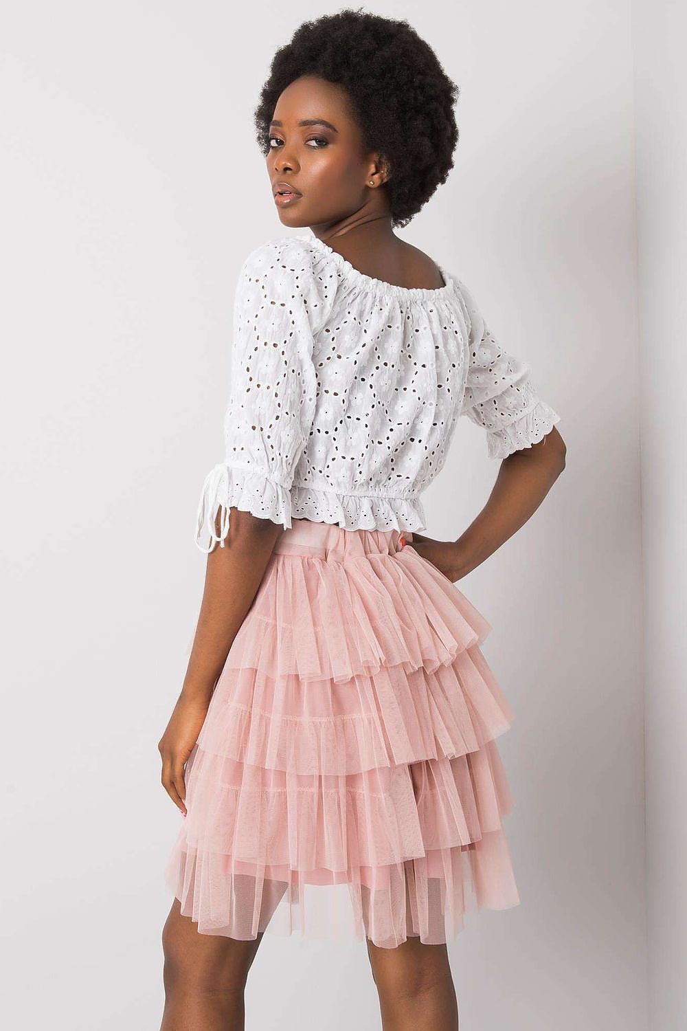  Spódnica Model TW-SD-BI-0517.84 Light Pink - Och Bella 