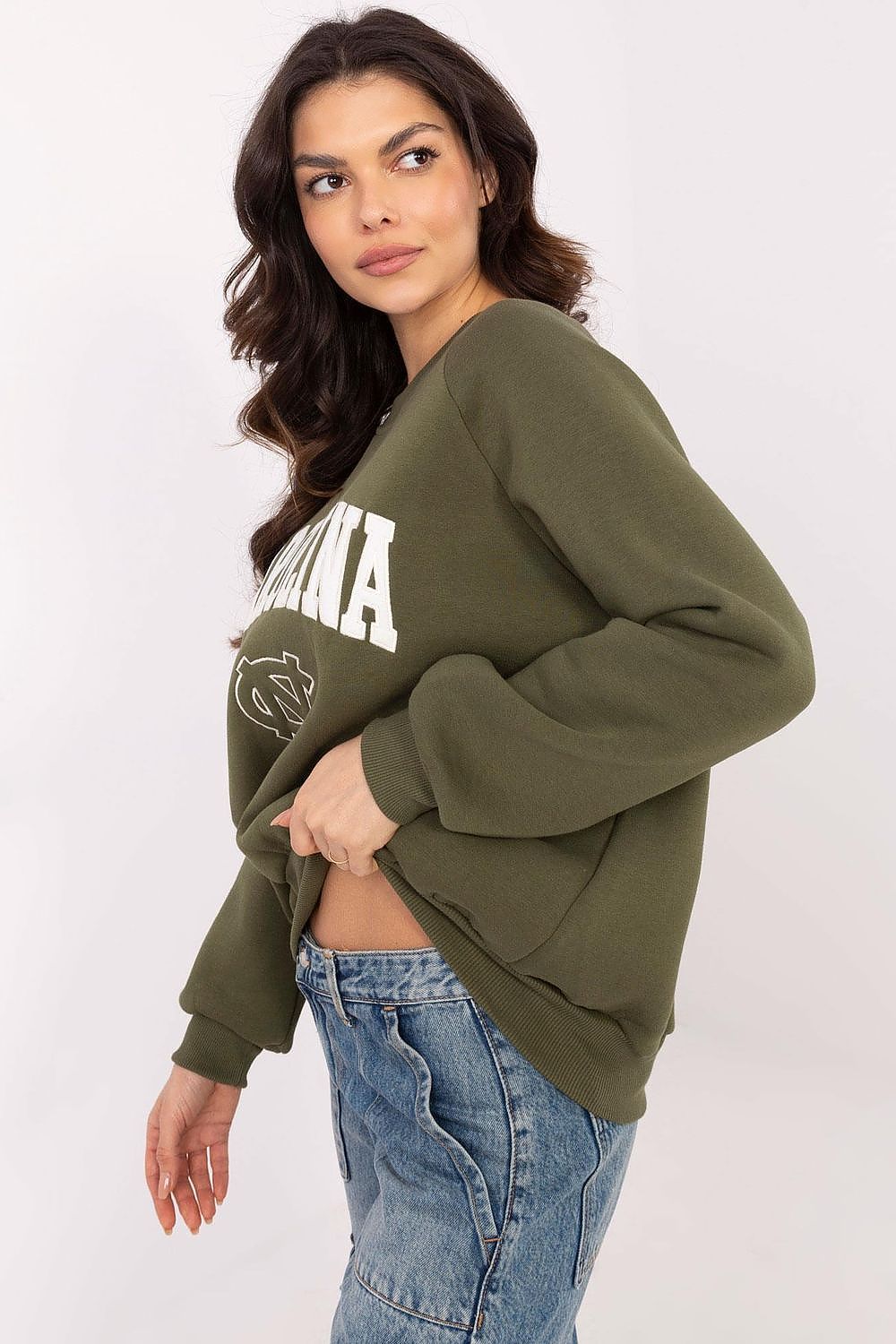   Bluza Damska Model EM-BL-857-1.26X Khaki - Factory Price 