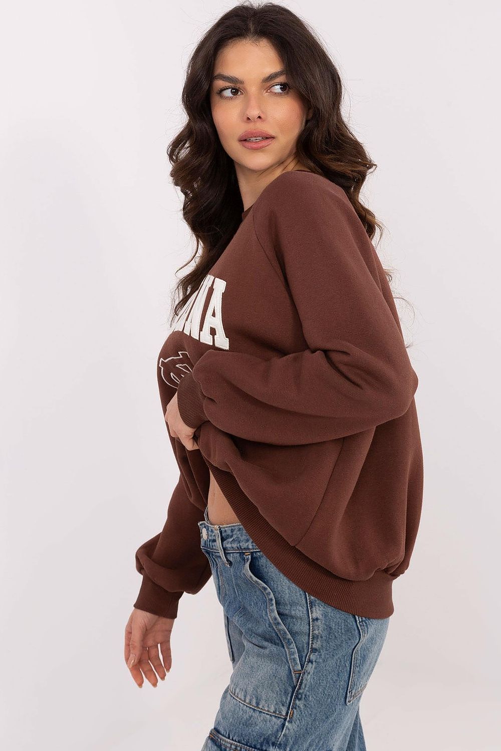   Bluza Damska Model EM-BL-857-1.26X Brown - Factory Price 