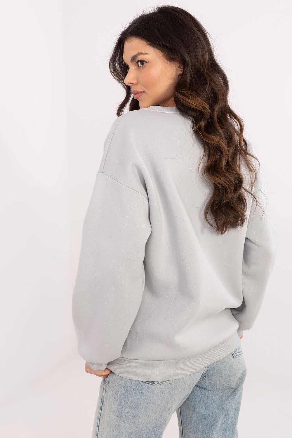   Bluza Damska Model EM-BL-617-15.55P Light Grey - Factory Price 