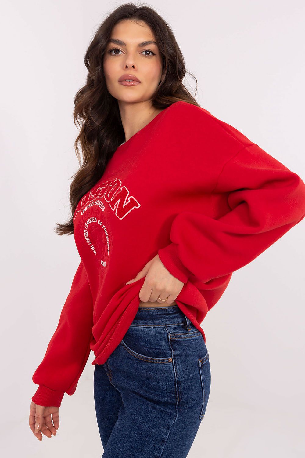   Bluza Damska Model EM-BL-617-15.55P Red - Factory Price 