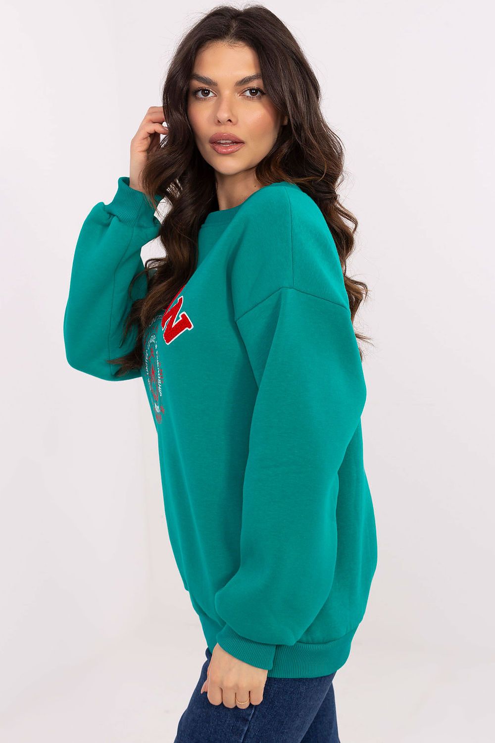   Bluza Damska Model EM-BL-617-15.51P Turkus - Factory Price 
