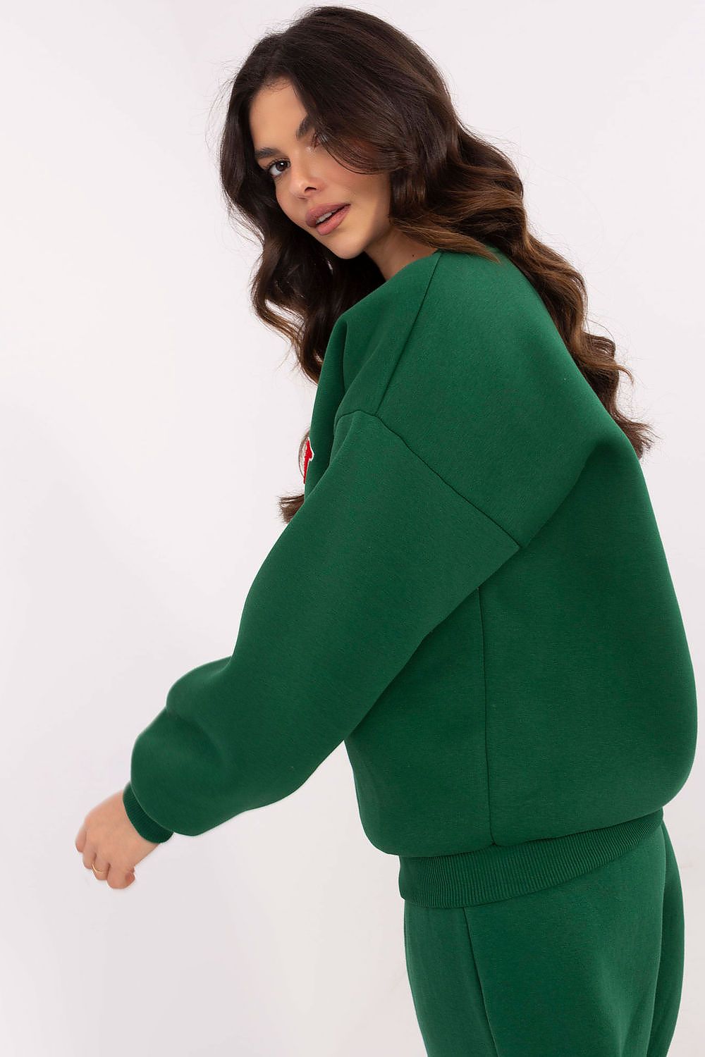   Bluza Damska Model EM-BL-617-15.51P Dark Green - Factory Price 