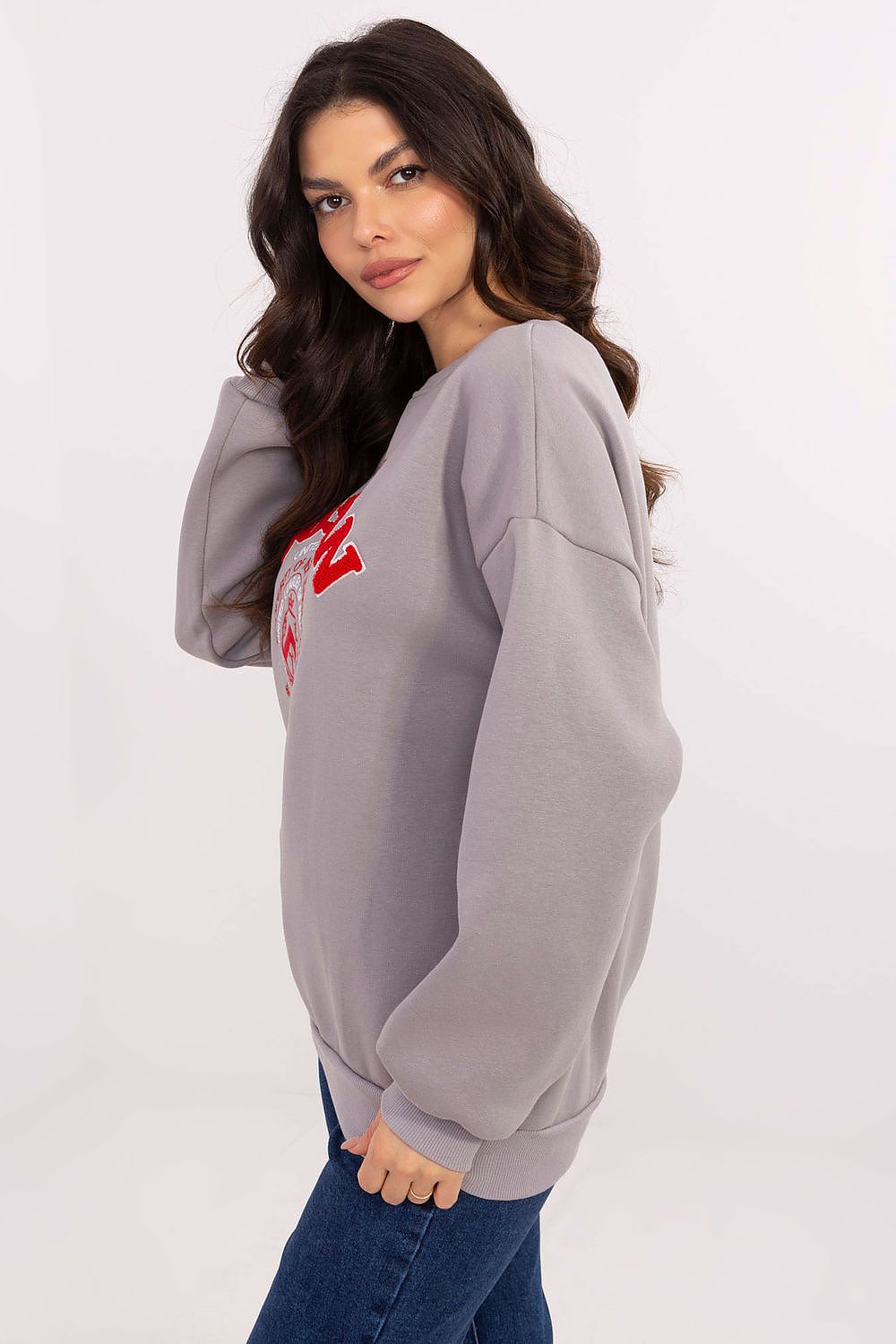   Bluza Damska Model EM-BL-617-15.51P Grey - Factory Price 