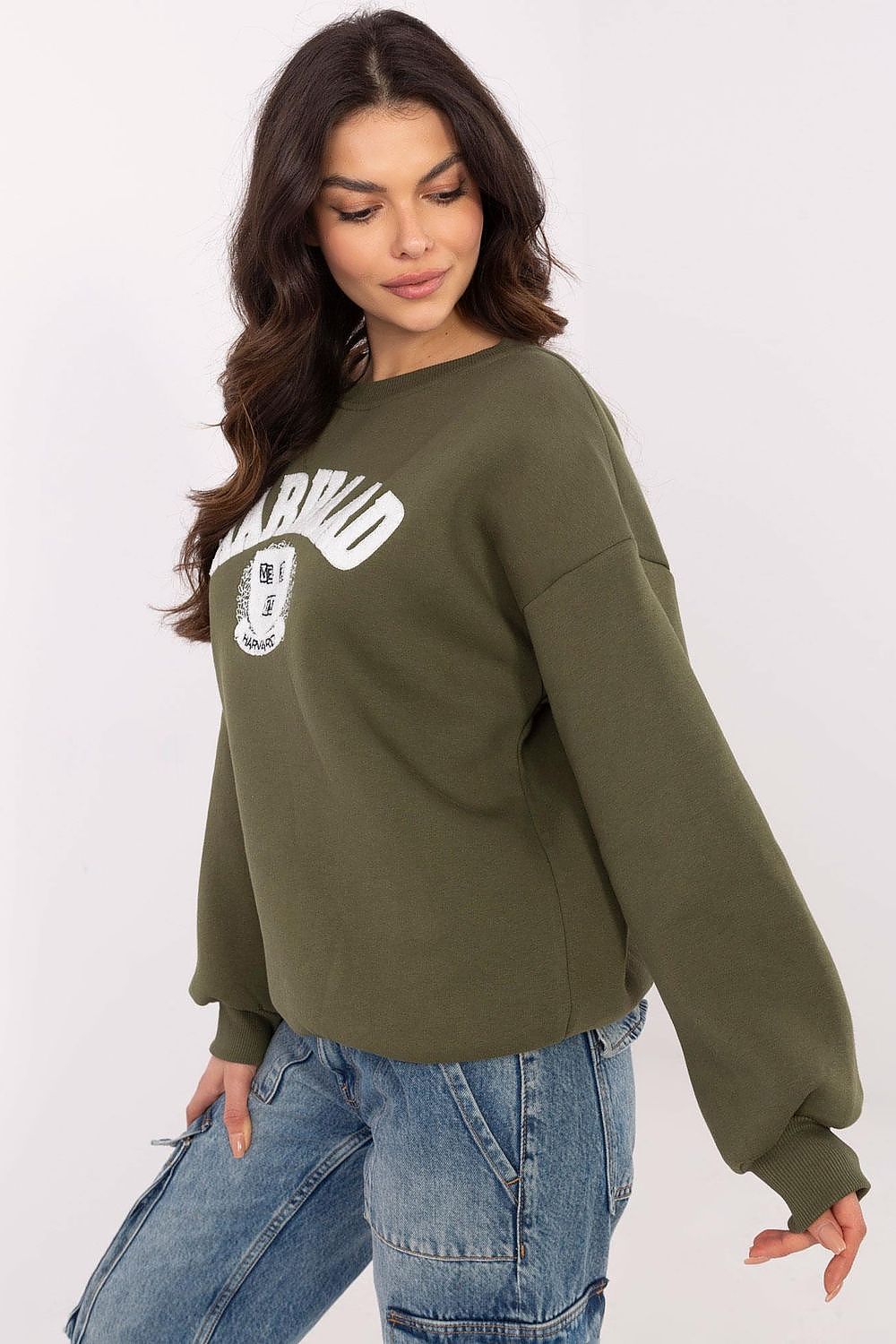  Bluza Damska Model EM-BL-617-16.01X Khaki - Factory Price 