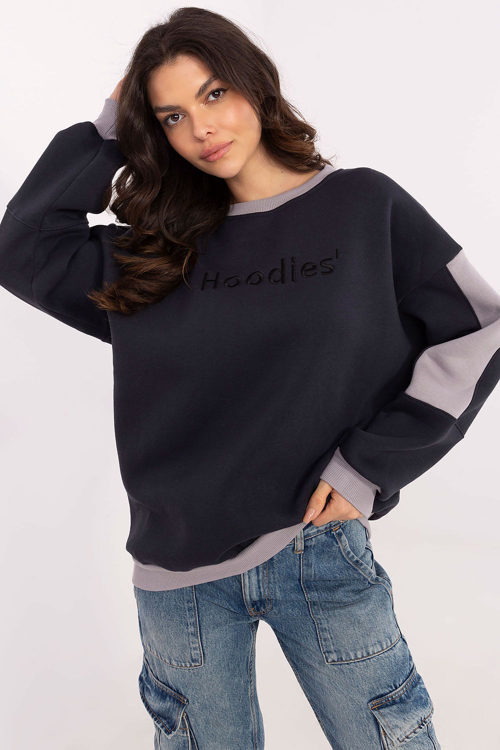  Bluza Damska Model EM-BL-983.10X Navy - Factory Price 