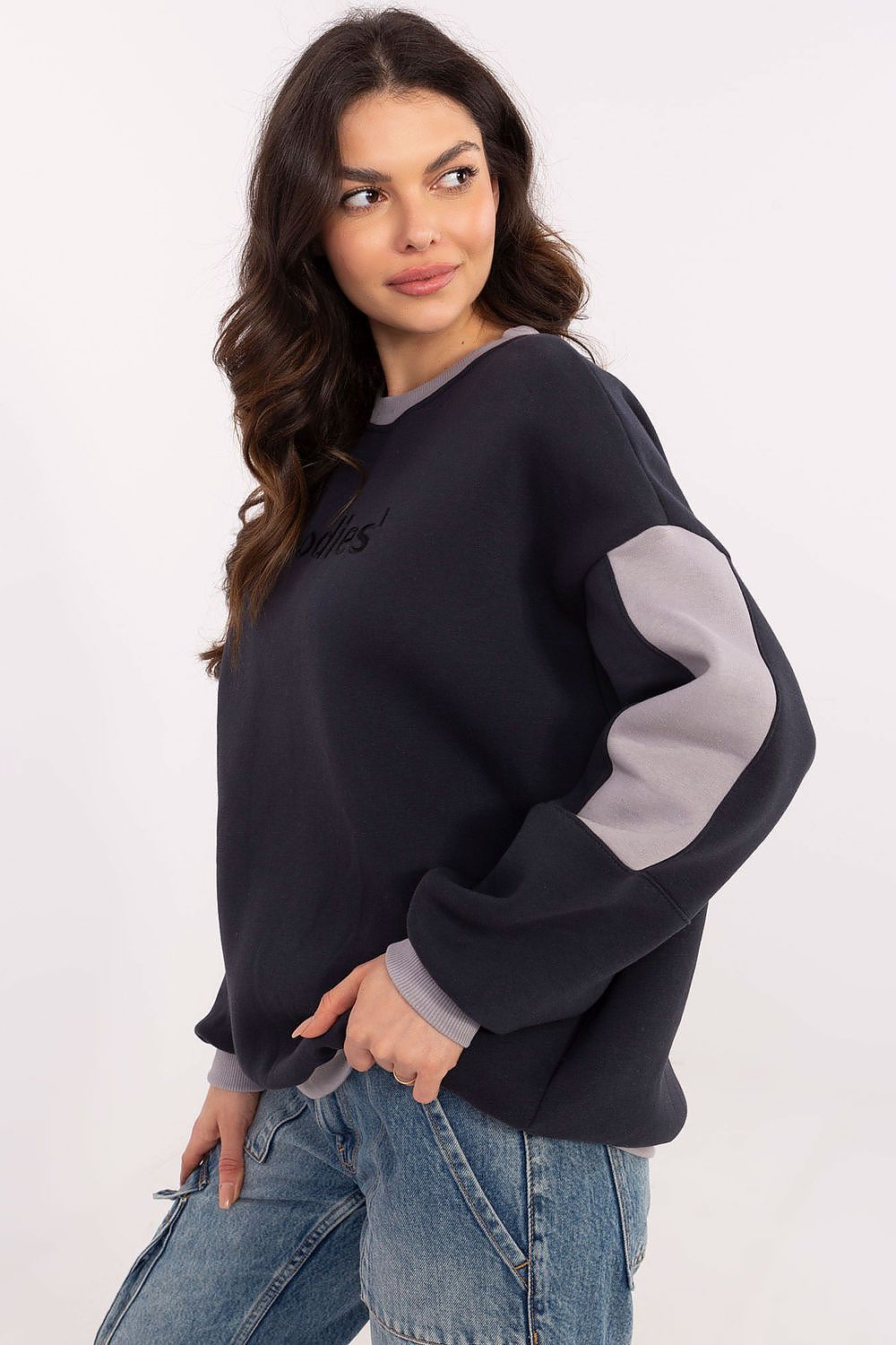   Bluza Damska Model EM-BL-983.10X Navy - Factory Price 