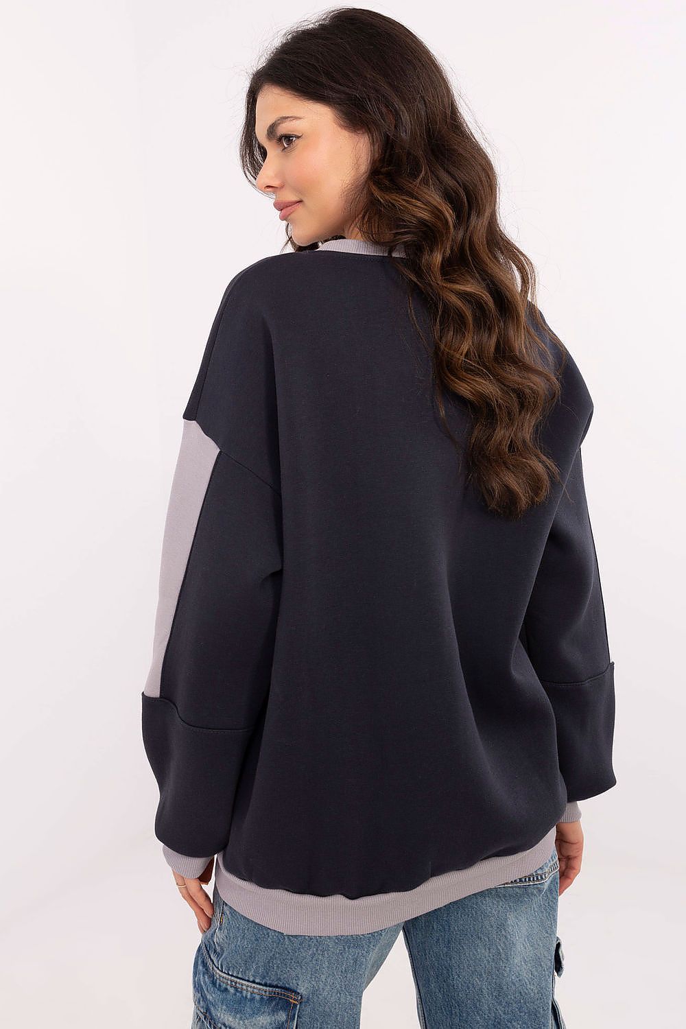   Bluza Damska Model EM-BL-983.10X Navy - Factory Price 