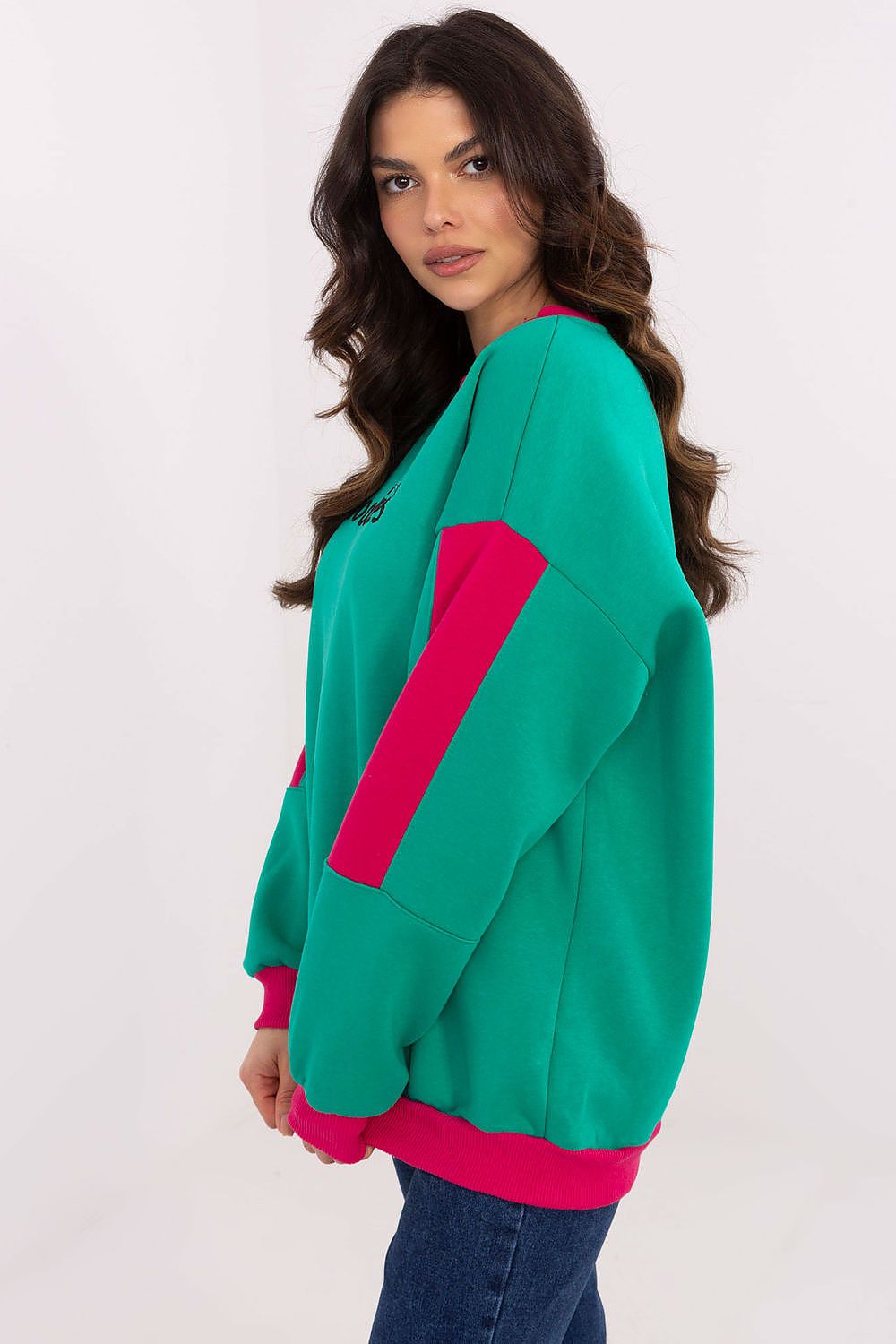   Bluza Damska Model EM-BL-983.10X Turkus - Factory Price 