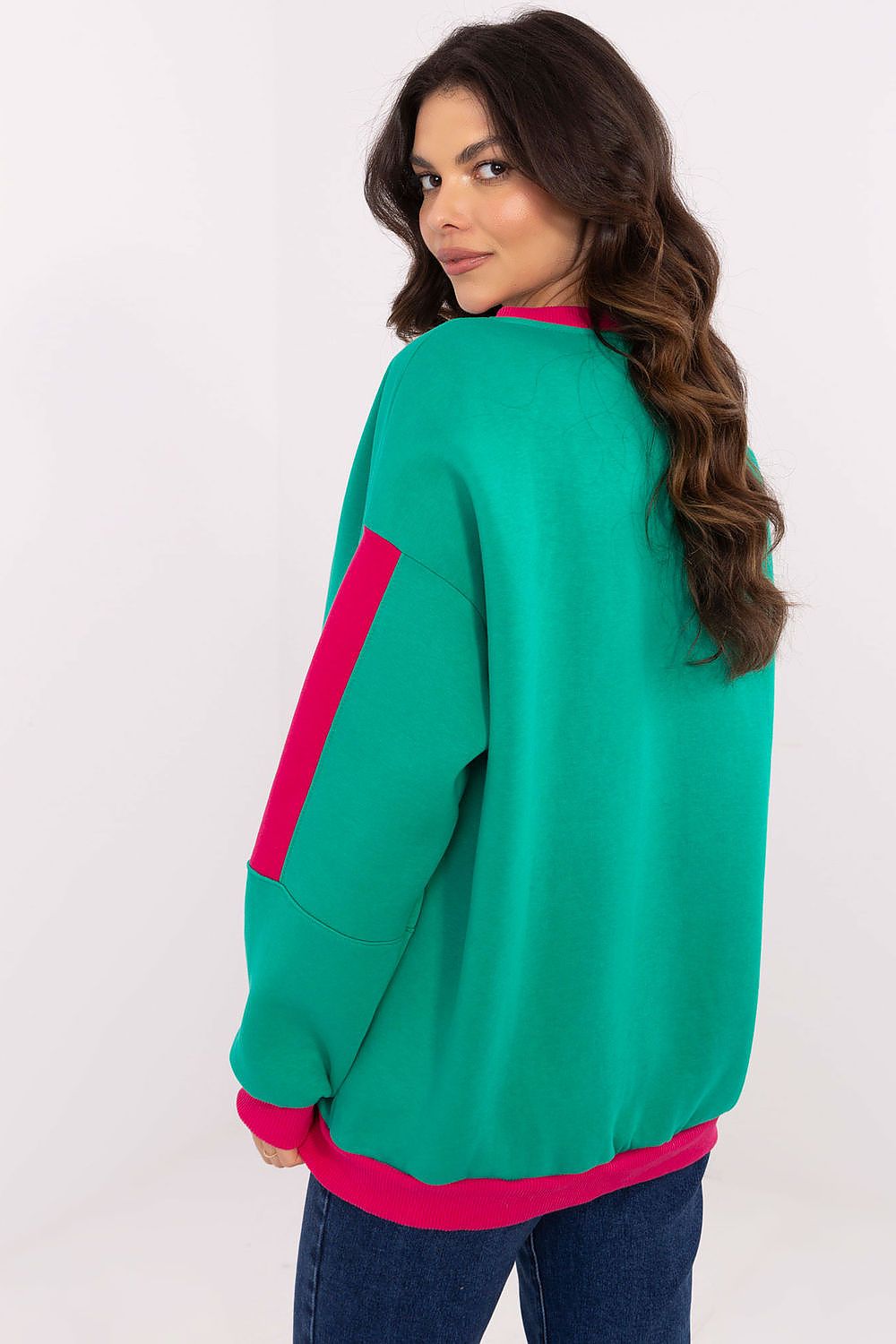   Bluza Damska Model EM-BL-983.10X Turkus - Factory Price 