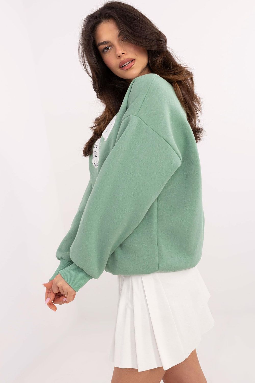   Bluza Damska Model EM-BL-617-16.01X Pistacja - Factory Price 