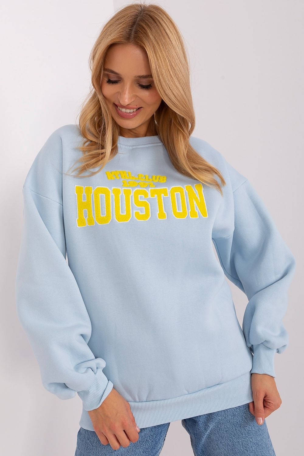   Bluza Damska Model EM-BL-617-13.98P Light Blue - Factory Price 