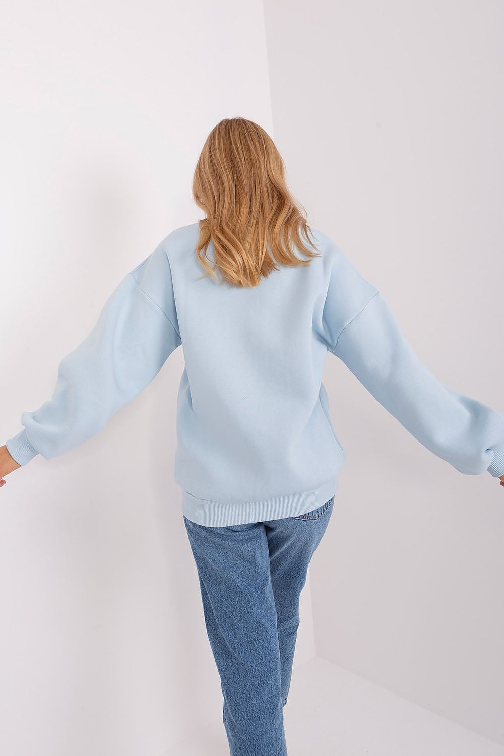   Bluza Damska Model EM-BL-617-13.98P Light Blue - Factory Price 