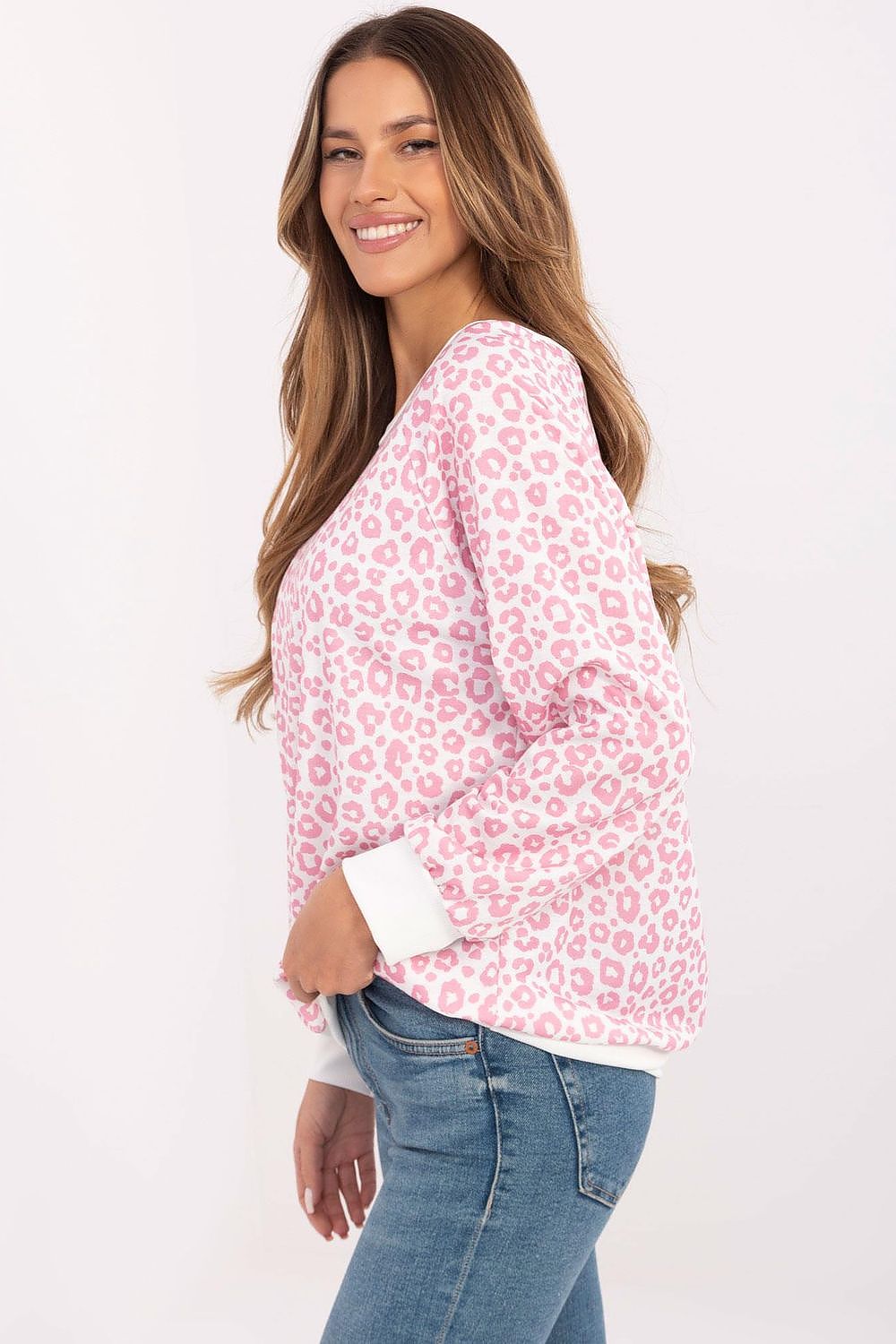   Bluzka Model MI-BZ-M742.86 Pink - Italy Moda 