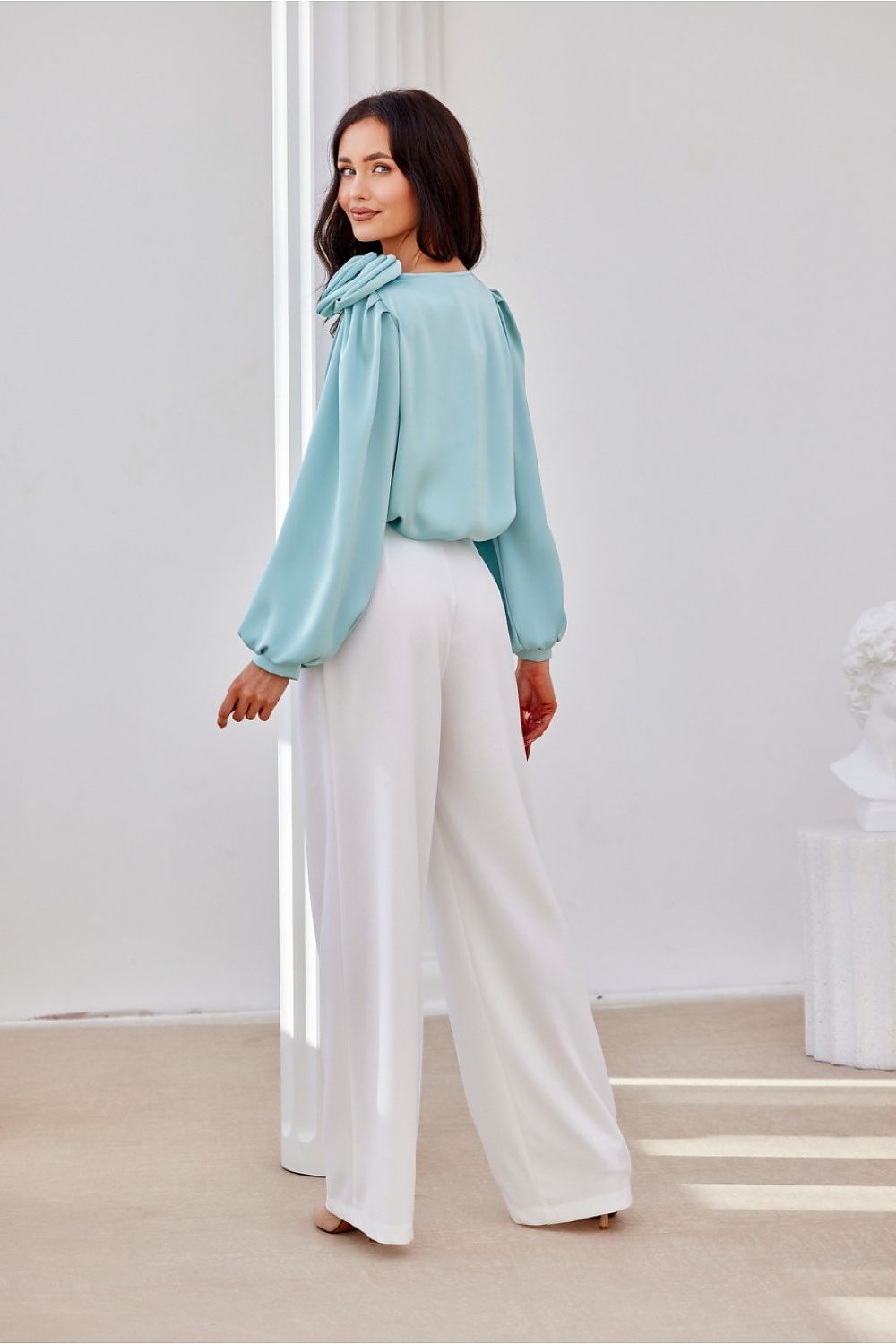   Bluzka Model Evelyn MIE BLU0194 Mint - Roco Fashion 