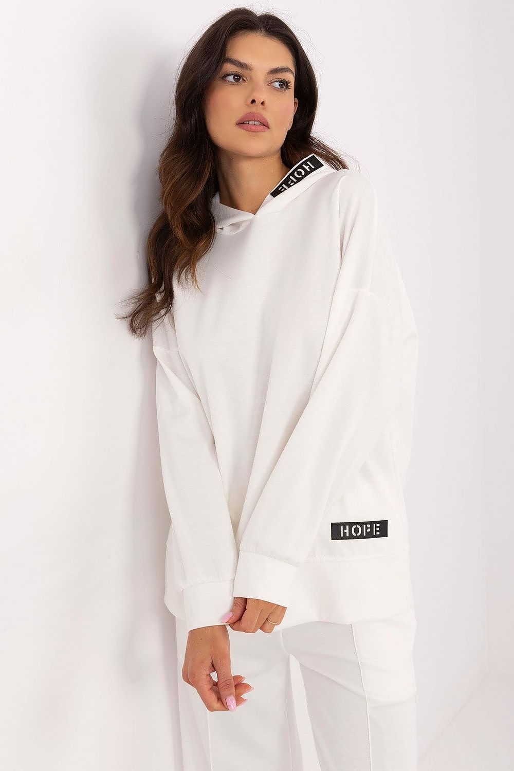   Bluza Damska Model DHJ-BL-20522.89 Ecru - Italy Moda 