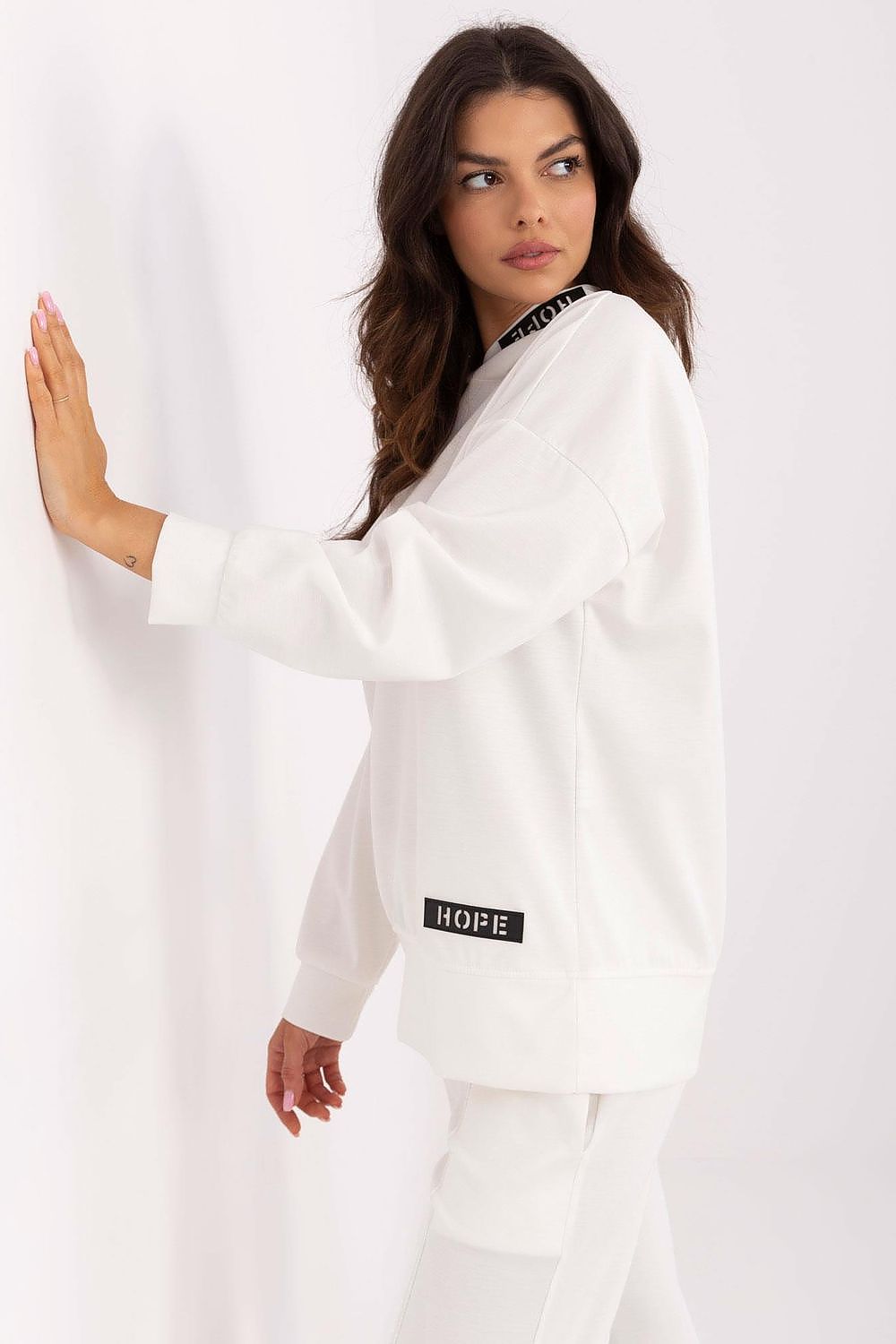   Bluza Damska Model DHJ-BL-20522.89 Ecru - Italy Moda 