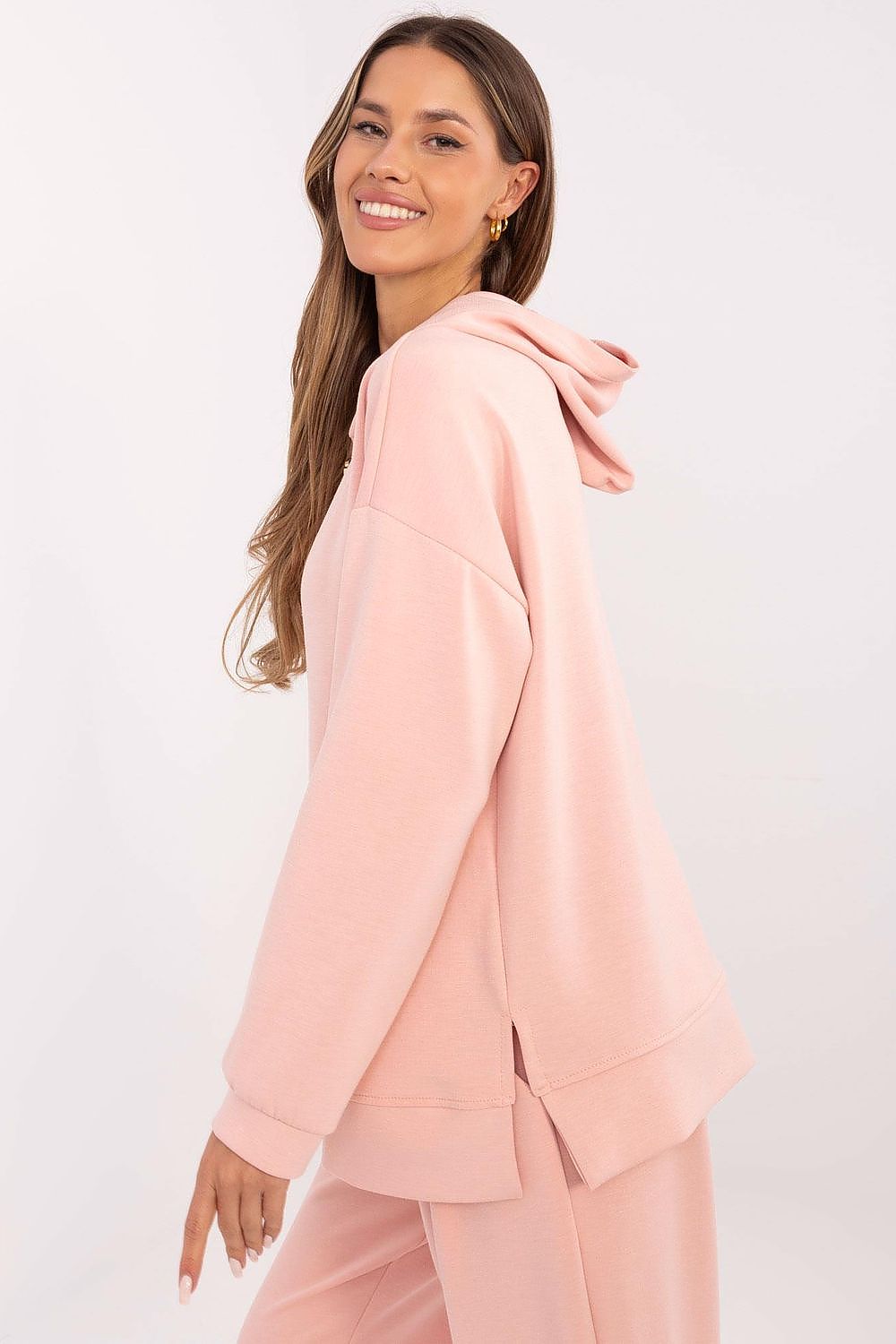   Bluza Damska Model DHJ-BL-20510.68 Brzoskwinia - Italy Moda 