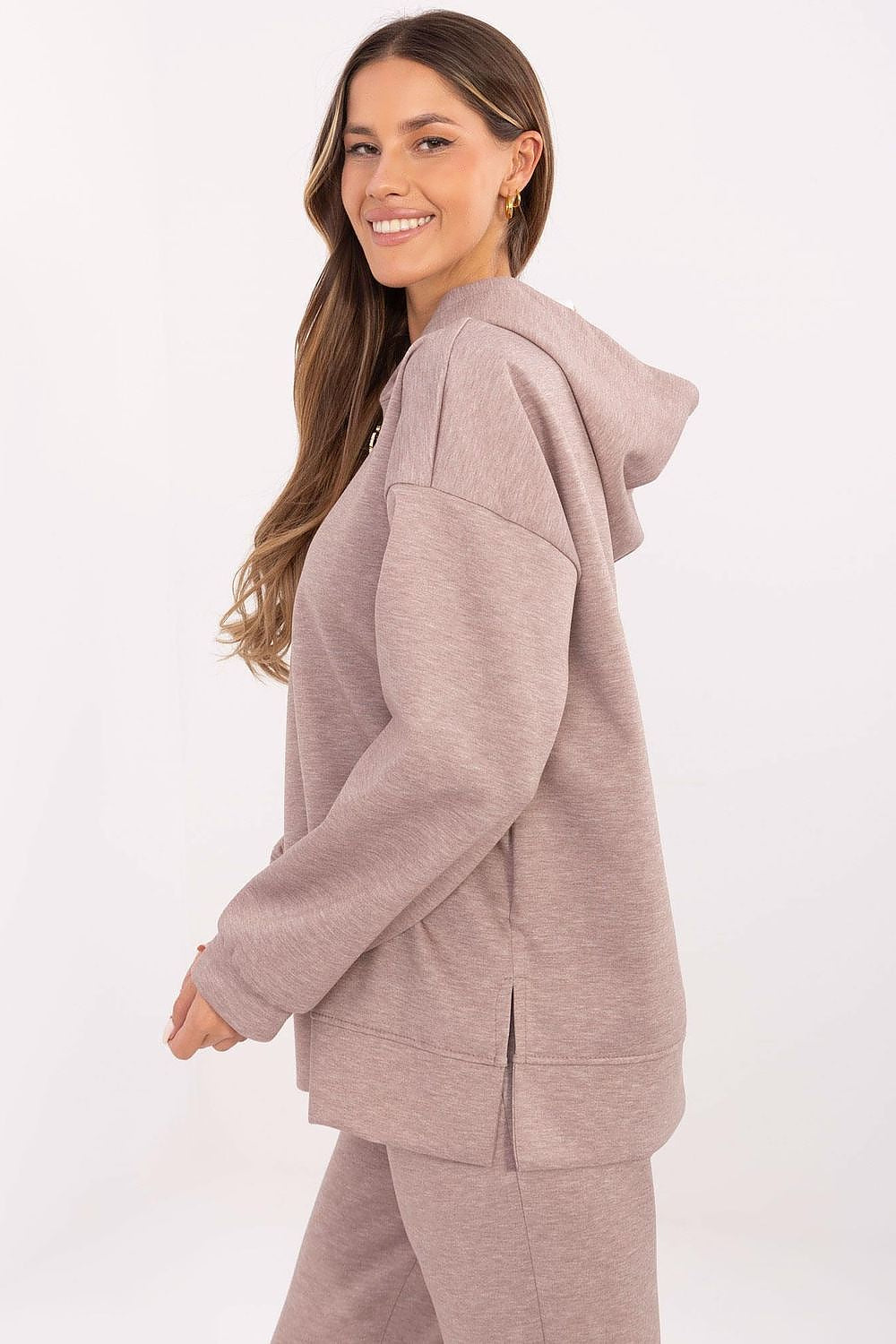   Bluza Damska Model DHJ-BL-20510.68 Dark Beige - Italy Moda 