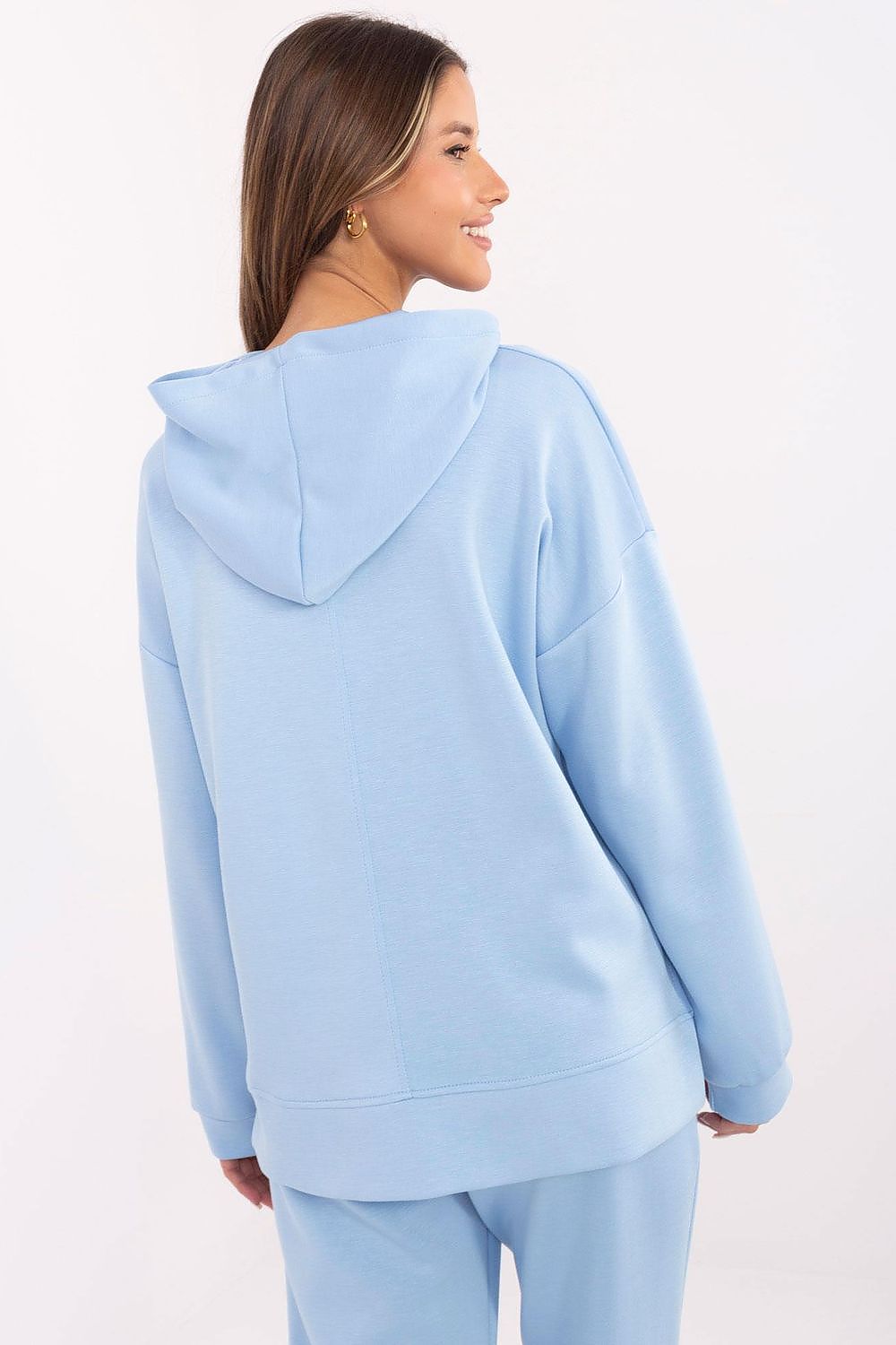   Bluza Damska Model DHJ-BL-20510.68 Light Blue - Italy Moda 
