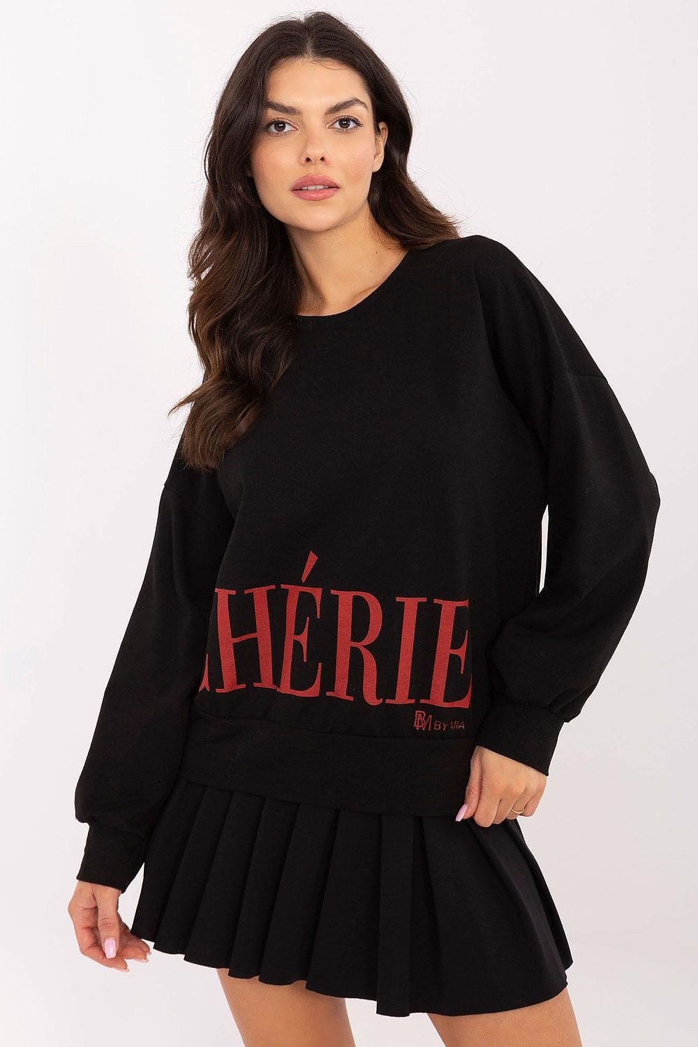   Bluza Damska Model MI-BZ-M741.24 Black - Italy Moda 