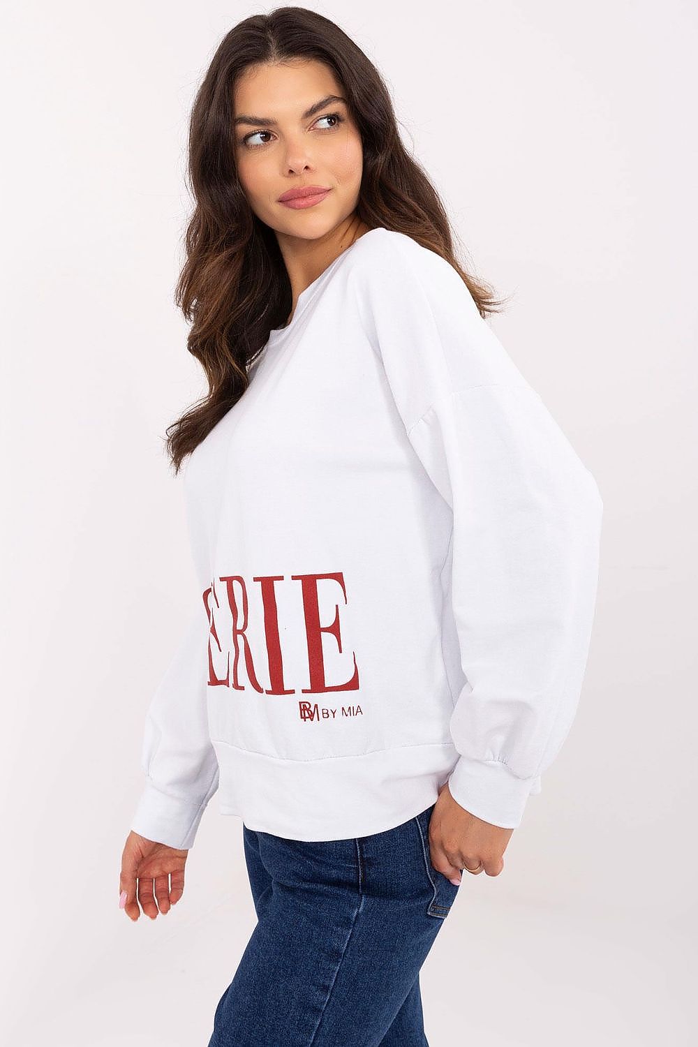   Bluza Damska Model MI-BZ-M741.24 White - Italy Moda 