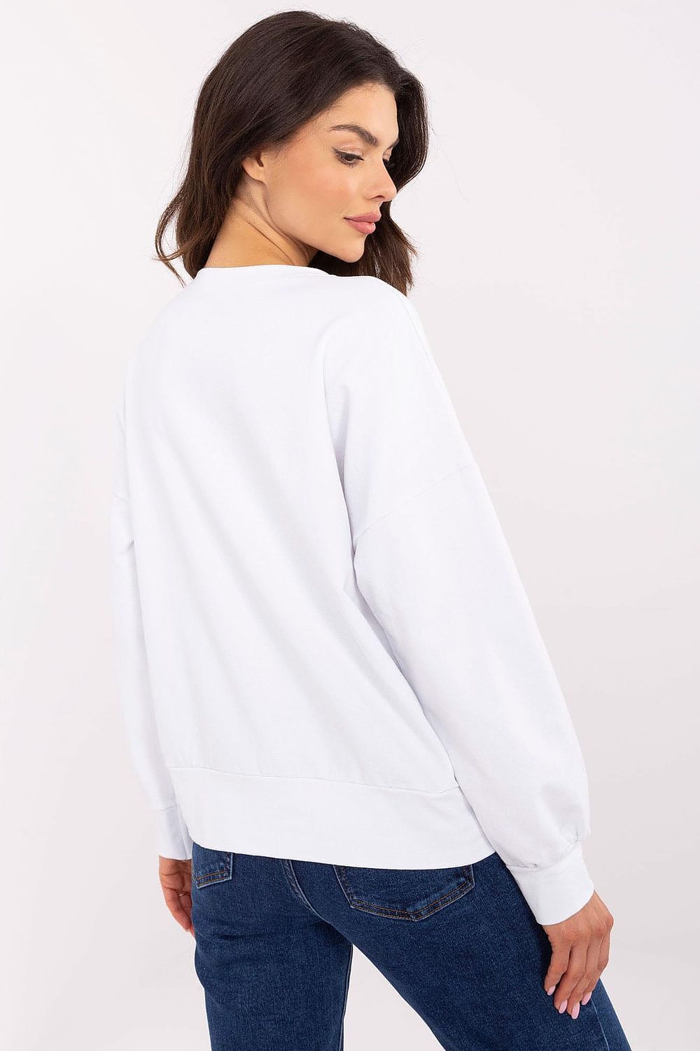   Bluza Damska Model MI-BZ-M741.24 White - Italy Moda 