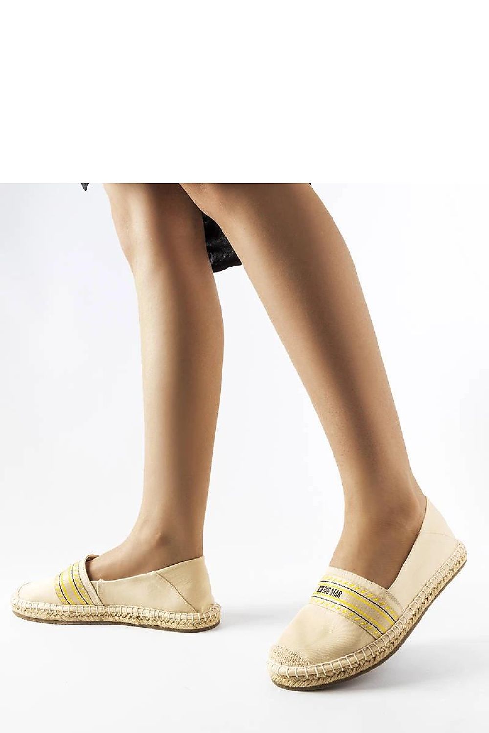   Beżowe espadryle Big Star LL274895 - Solea 