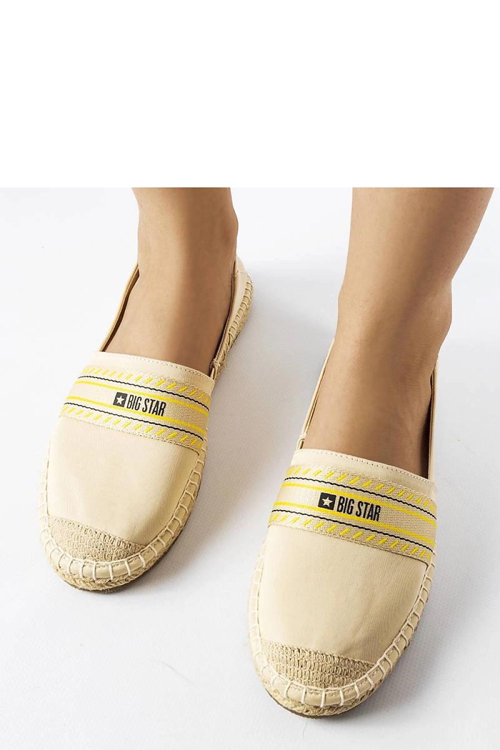   Beżowe espadryle Big Star LL274895 - Solea 
