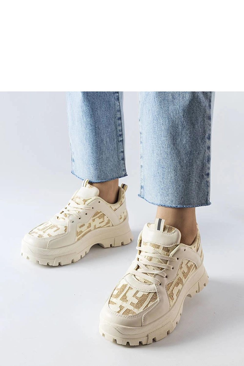   Beżowe masywne sneakersy Brunswick - Solea 