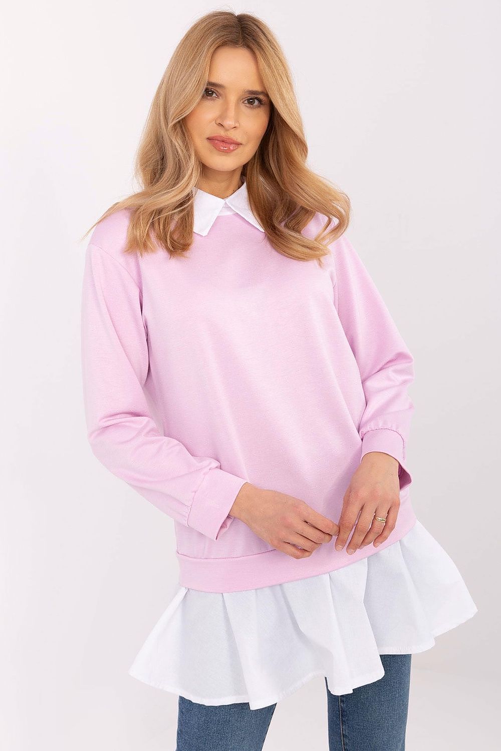  Bluzka Model MI-BZ-A5997.49 Light Violet - Italy Moda 