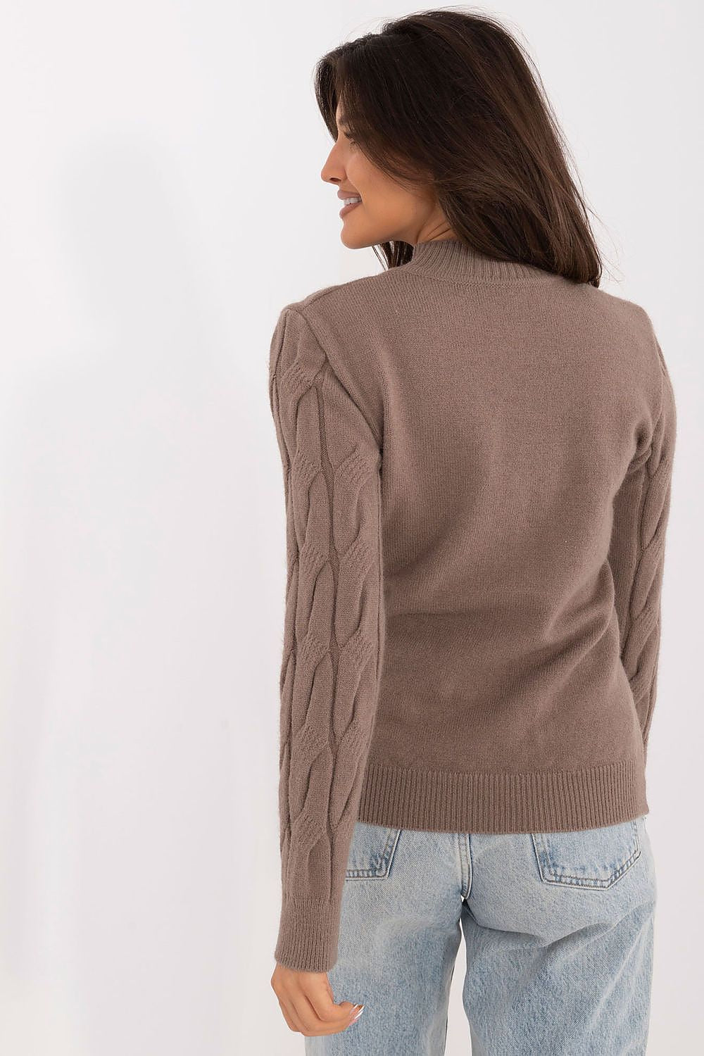   Sweter Damski Model AT-SW-2235.00P Brown - AT 