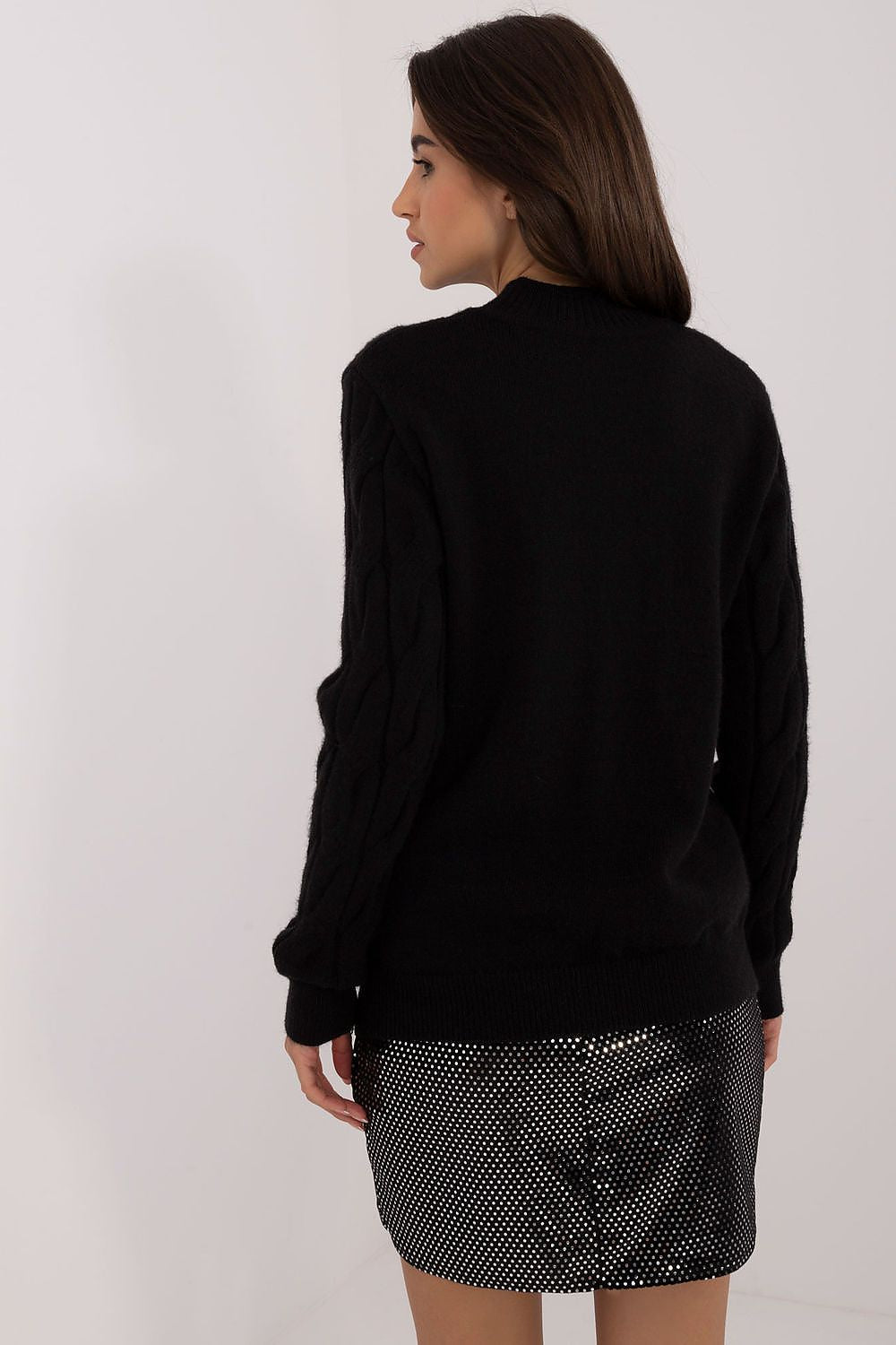   Sweter Damski Model AT-SW-2235.00P Black - AT 