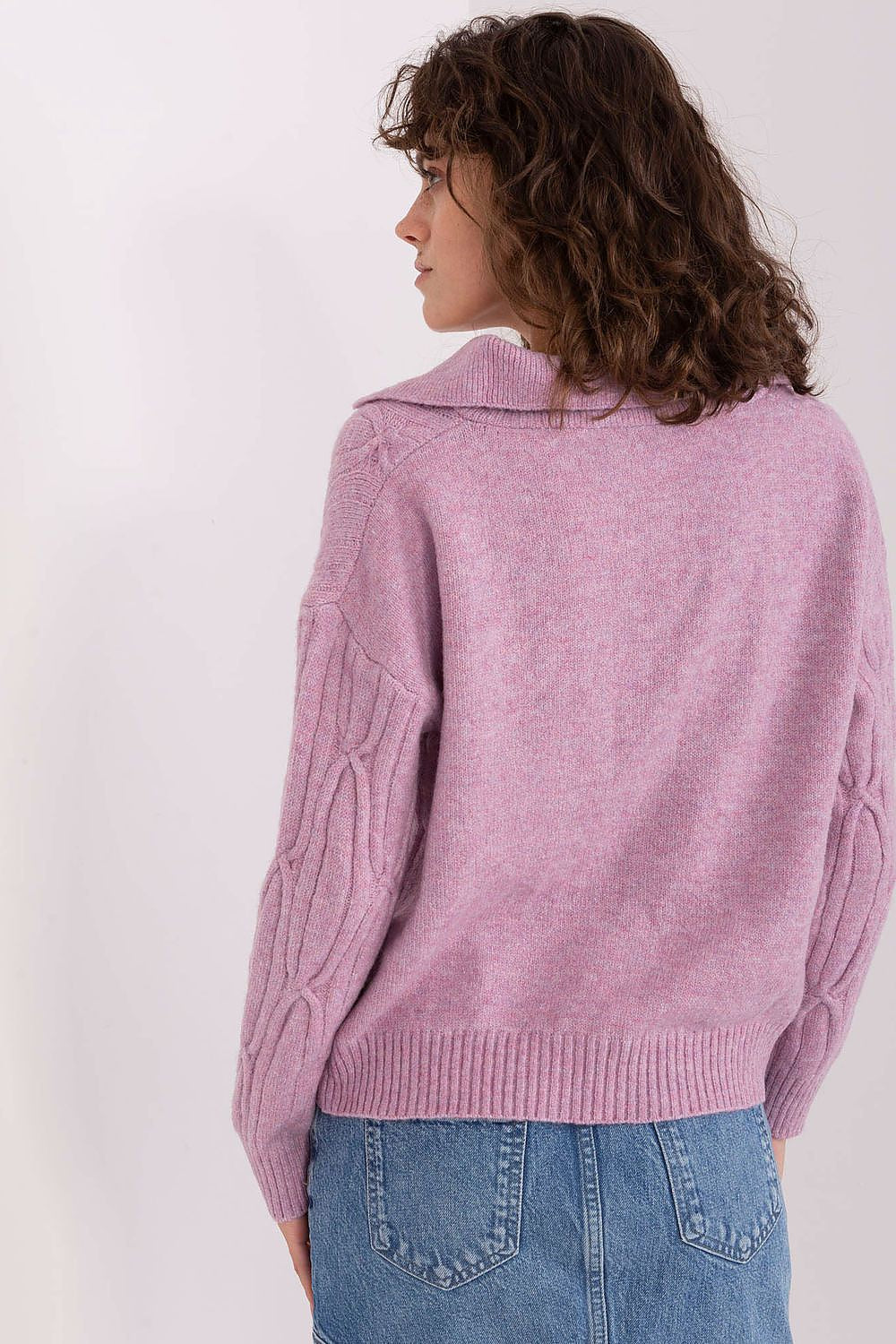   Sweter Damski Model AT-SW-2349-2.96 Light Violet - AT 