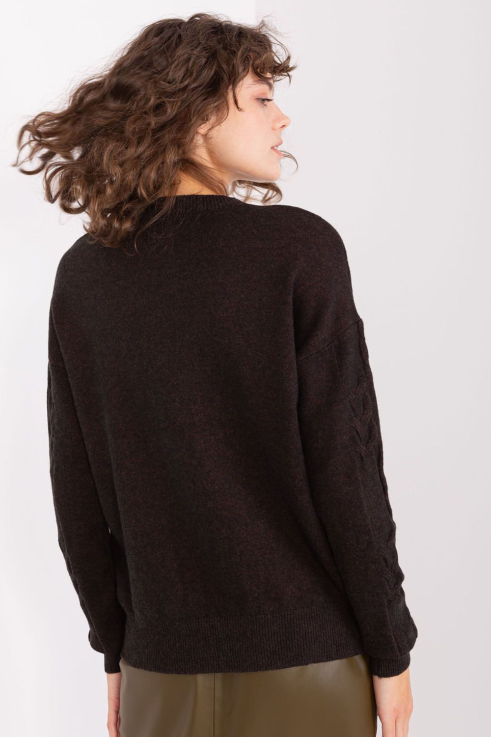   Sweter Damski Model AT-SW-2340.22 Black - AT 