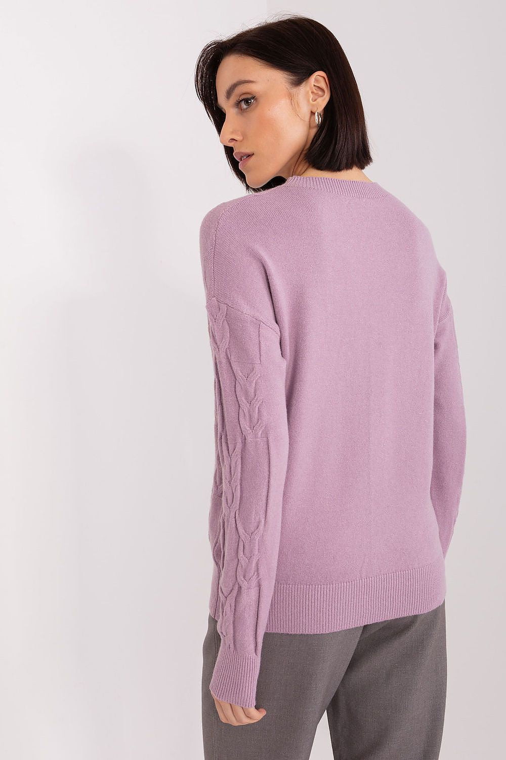   Sweter Damski Model AT-SW-2340.43 Violet - AT 