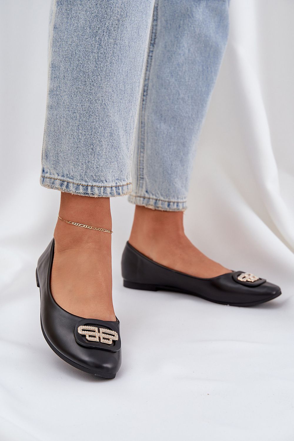   Baleriny Model Ainoria ZA58P Black - Step in style 
