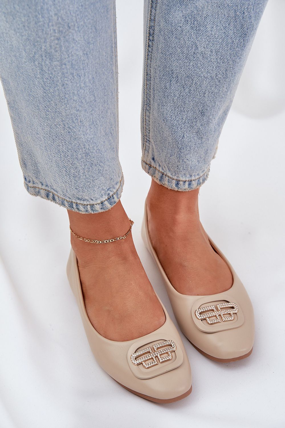   Baleriny Model Ainoria ZA58P Beige - Step in style 