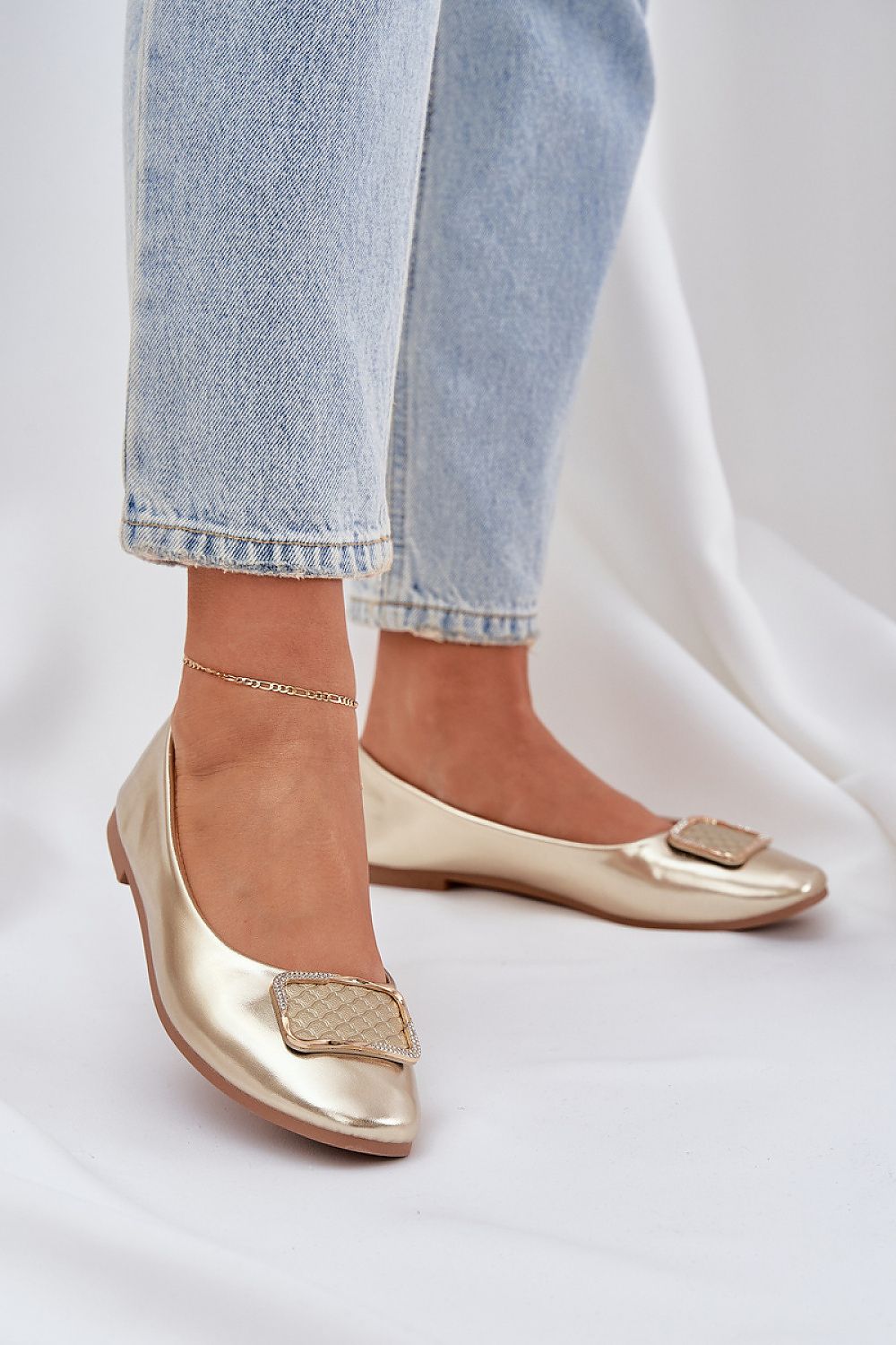   Baleriny Model Tulnelia ZA62P Gold - Step in style 