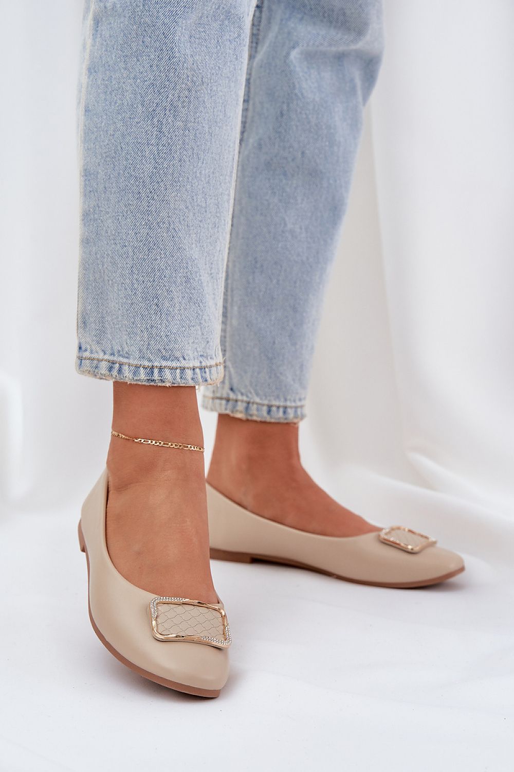   Baleriny Model Tulnelia ZA62P Beige - Step in style 