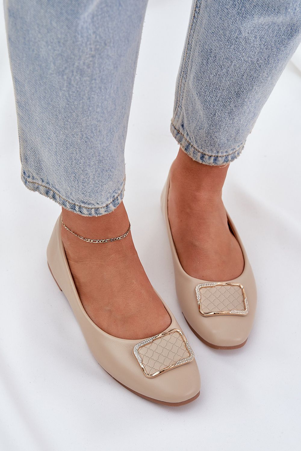   Baleriny Model Tulnelia ZA62P Beige - Step in style 