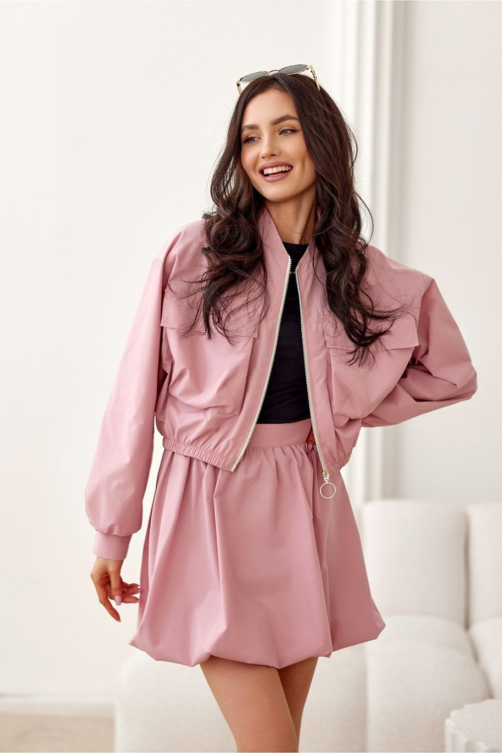  Spódnica Model Noel ROZ SPO0054 Pink - Roco Fashion 