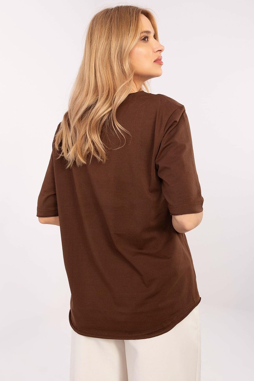   Bluzka Model CLM-BZ-0119.36 Brown - Factory Price 
