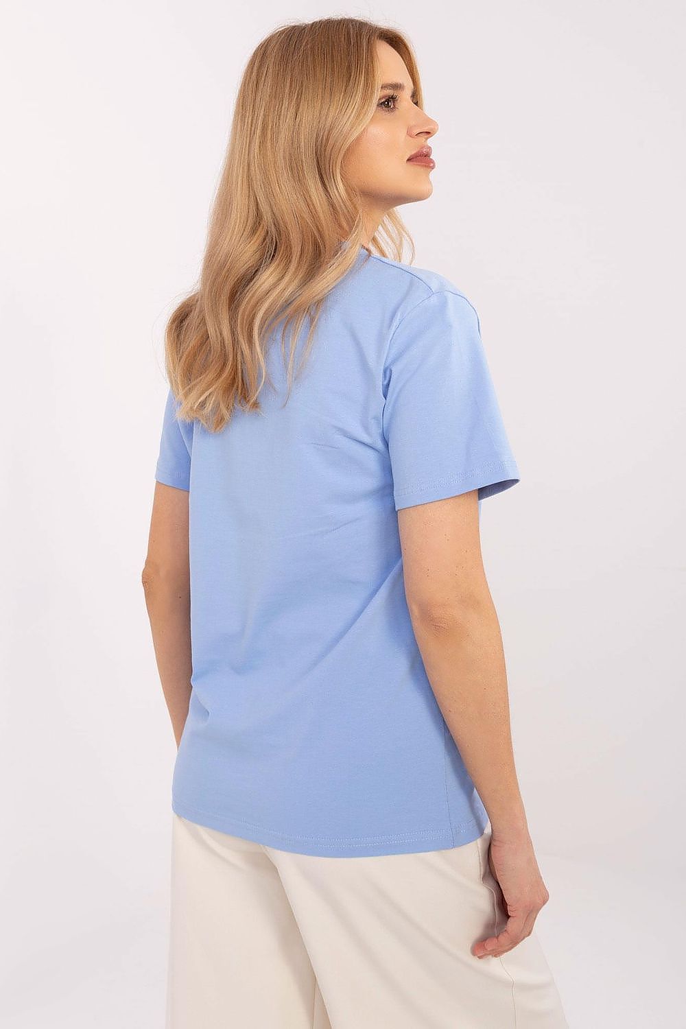   Tshirt Damski Model CLM-BZ-0039.48 Light Blue - Factory Price 