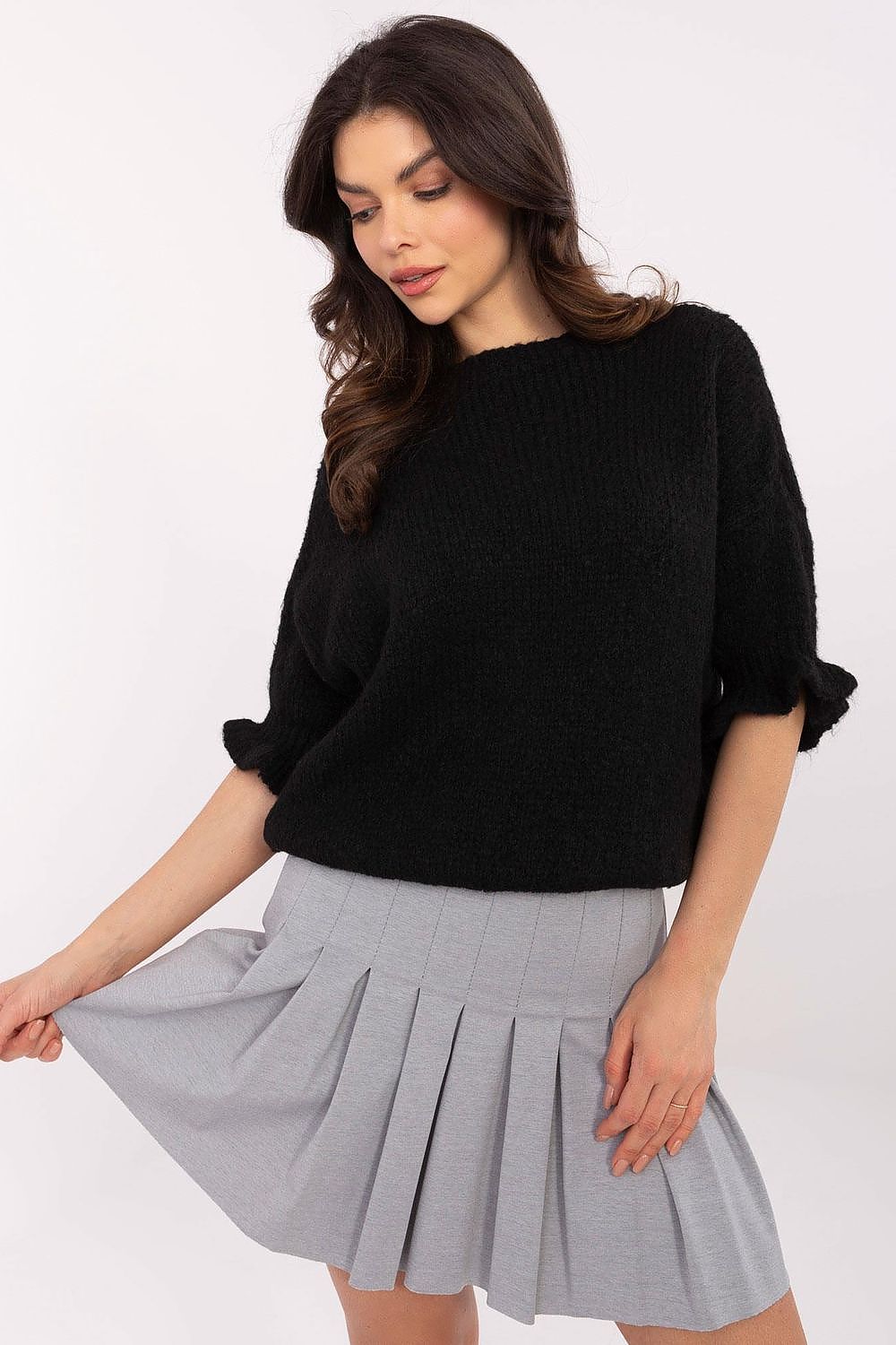   Sweter Damski Model MI-SW-2913.99 Black - Italy Moda 