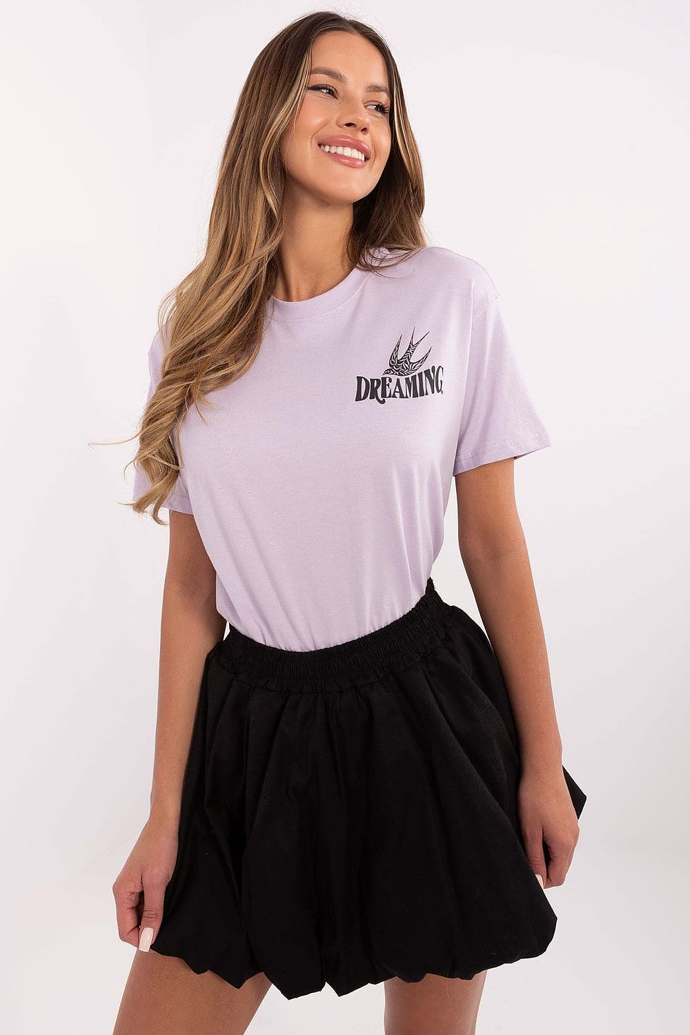   T-shirt Damski Model D12022AC02645H Light Violet - Sublevel 
