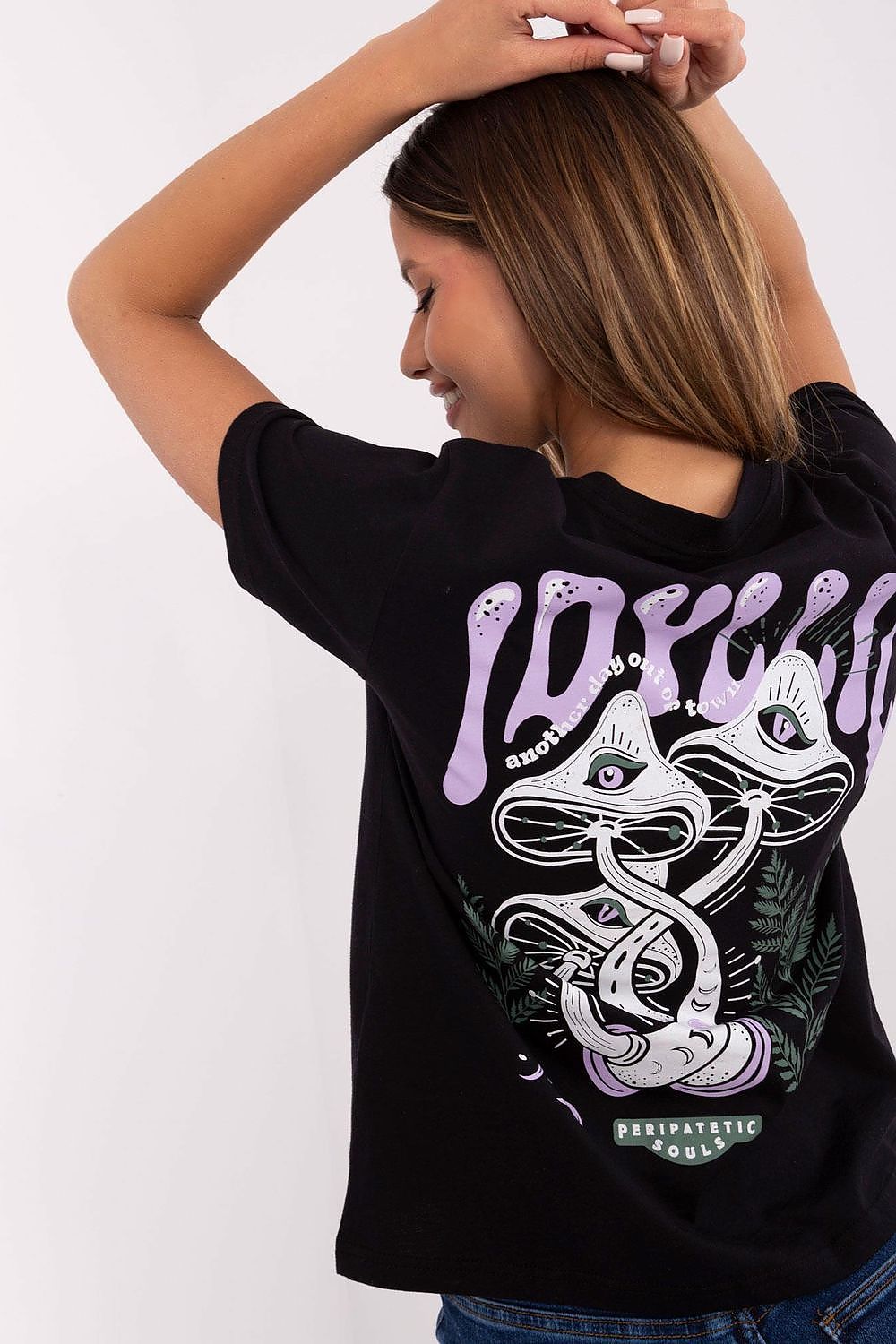   T-shirt Damski Model D12022AC02645H Grafit - Sublevel 